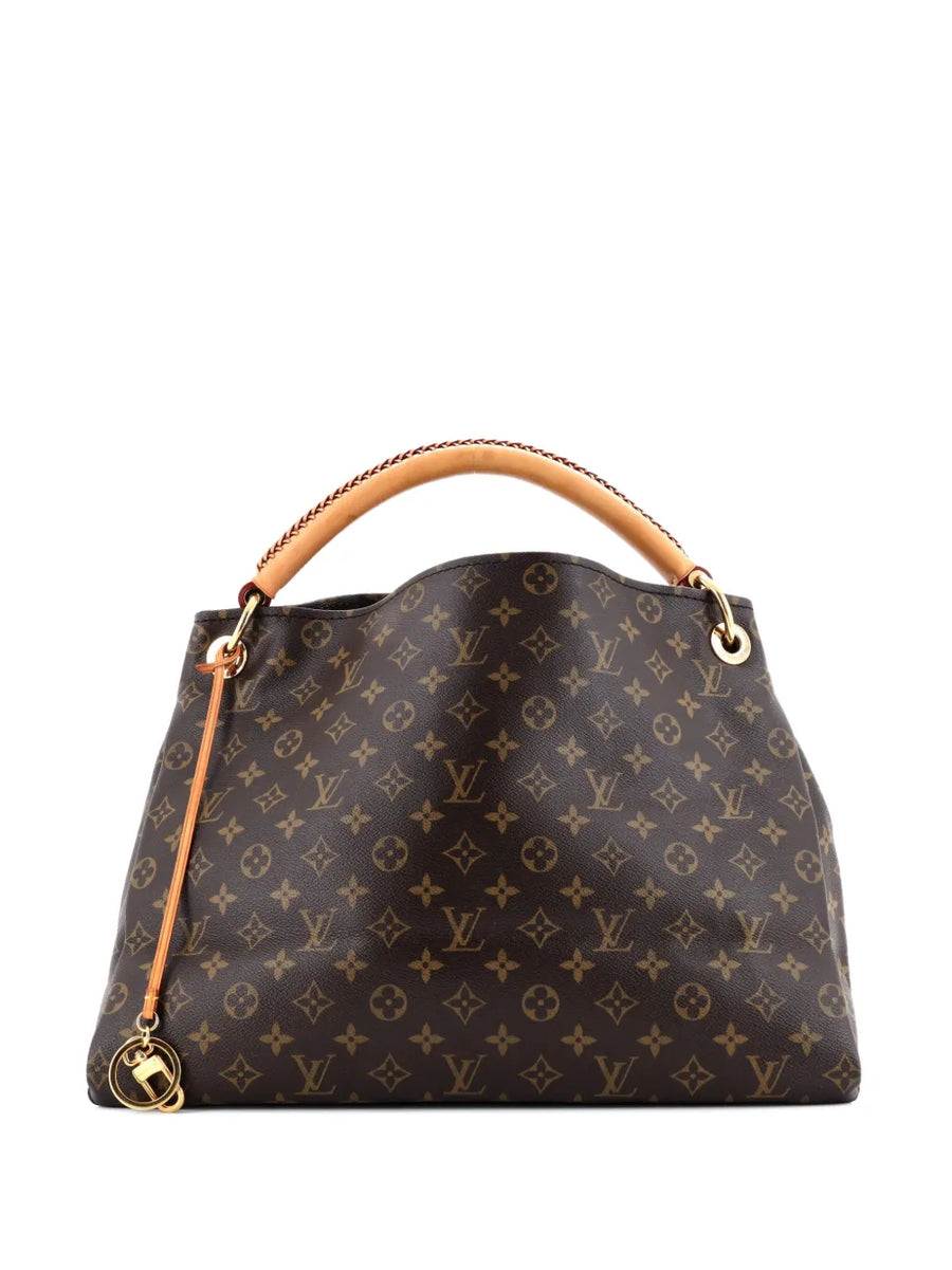 Artsy Handbag Monogram Canvas MM hobo bag