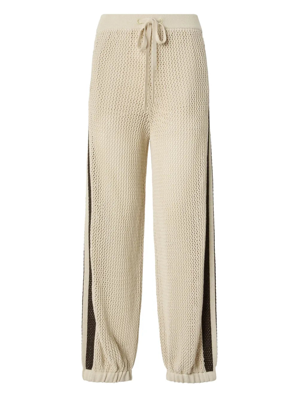 striped track pants