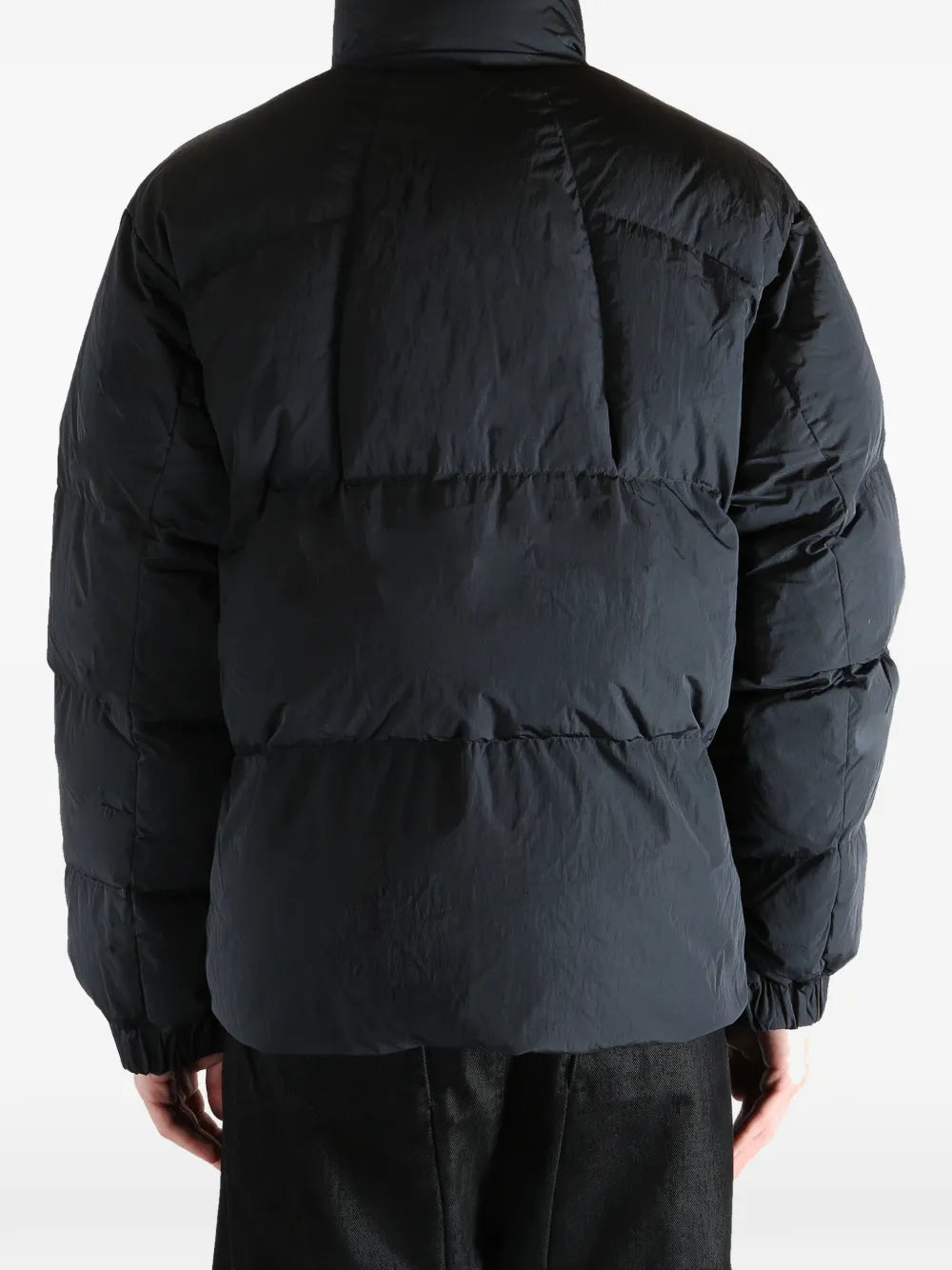 padded zip-fastening jacket
