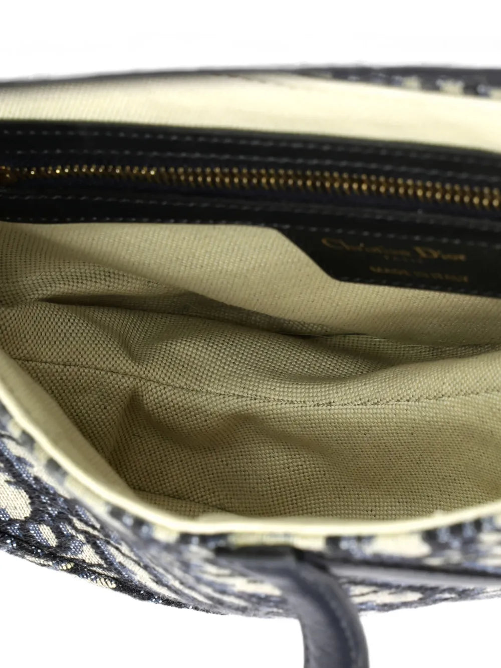 Saddle Handbag with Strap Oblique Canvas Medium shoulder bag