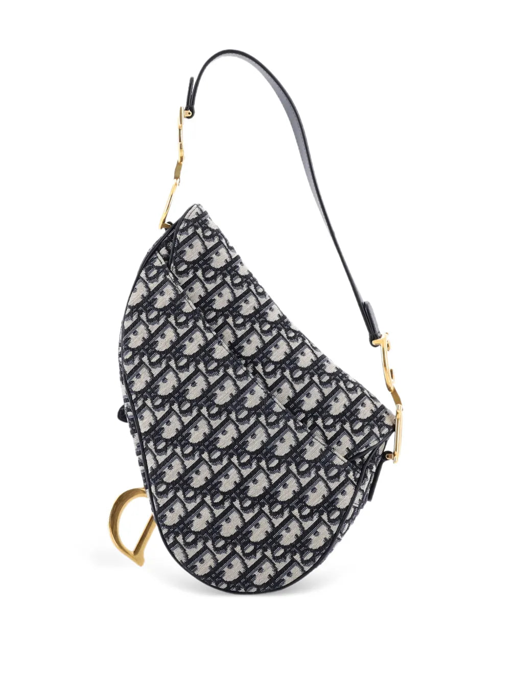 Saddle Handbag with Strap Oblique Canvas Medium shoulder bag