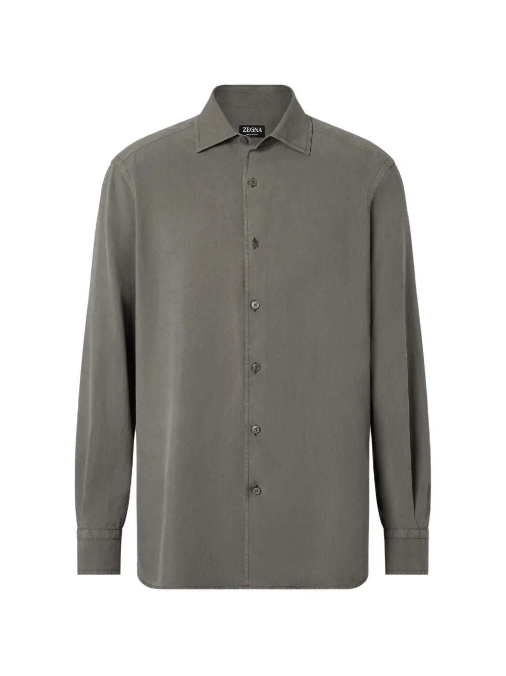 buttoned silk shirt