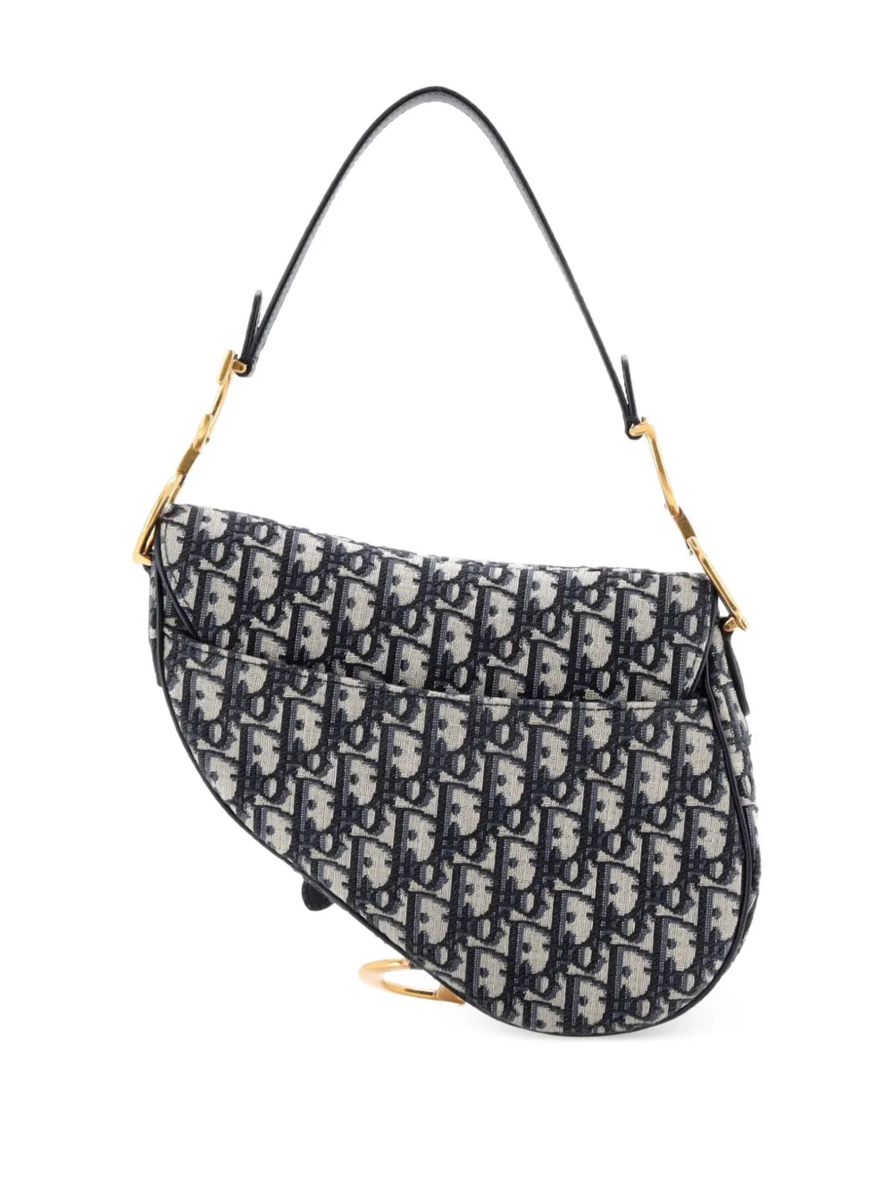 Saddle Handbag with Strap Oblique Canvas Medium shoulder bag