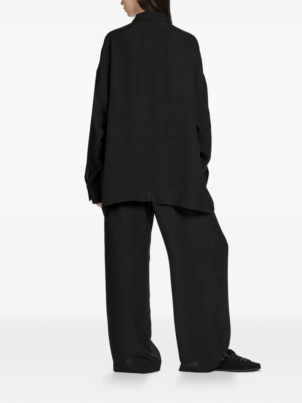 button-up front-pocket shirt