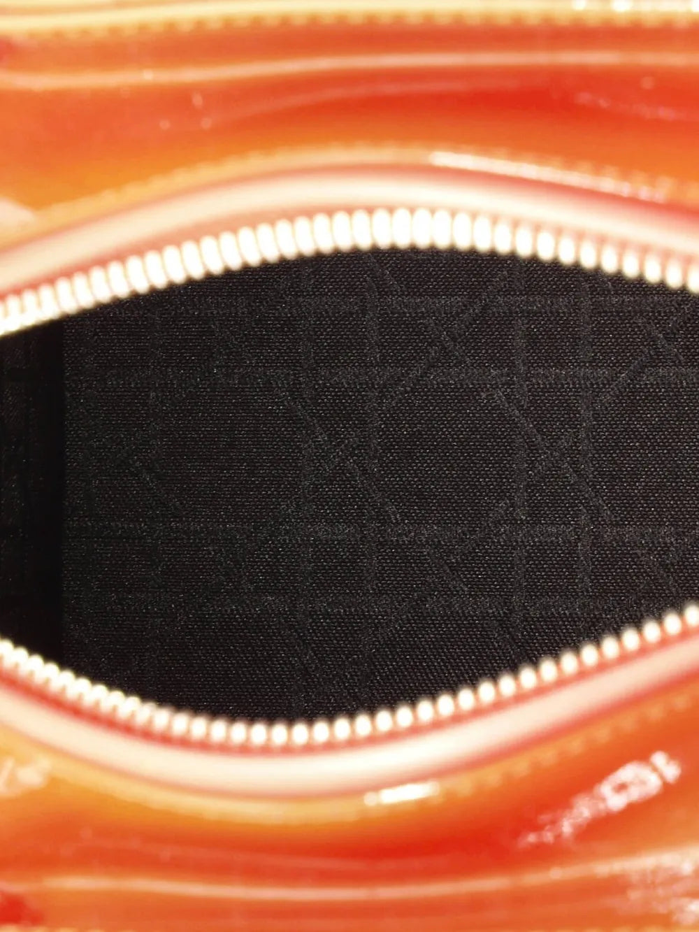 Lady Dior Bag Cannage Quilt Patent Medium satchel