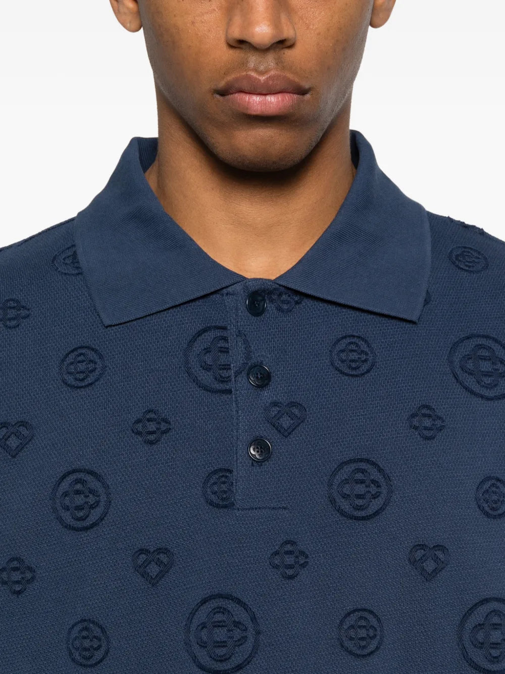 monogram polo shirt