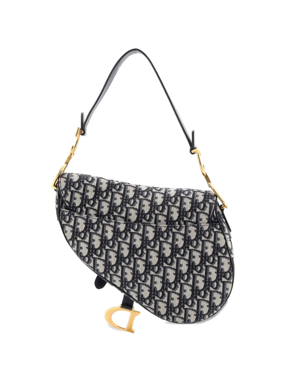 Saddle Handbag with Strap Oblique Canvas Medium shoulder bag