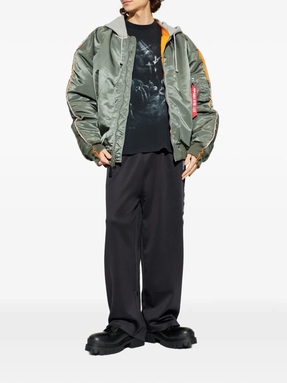logo-detail track pants