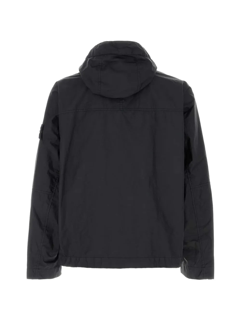 logo-patch hooded jacket