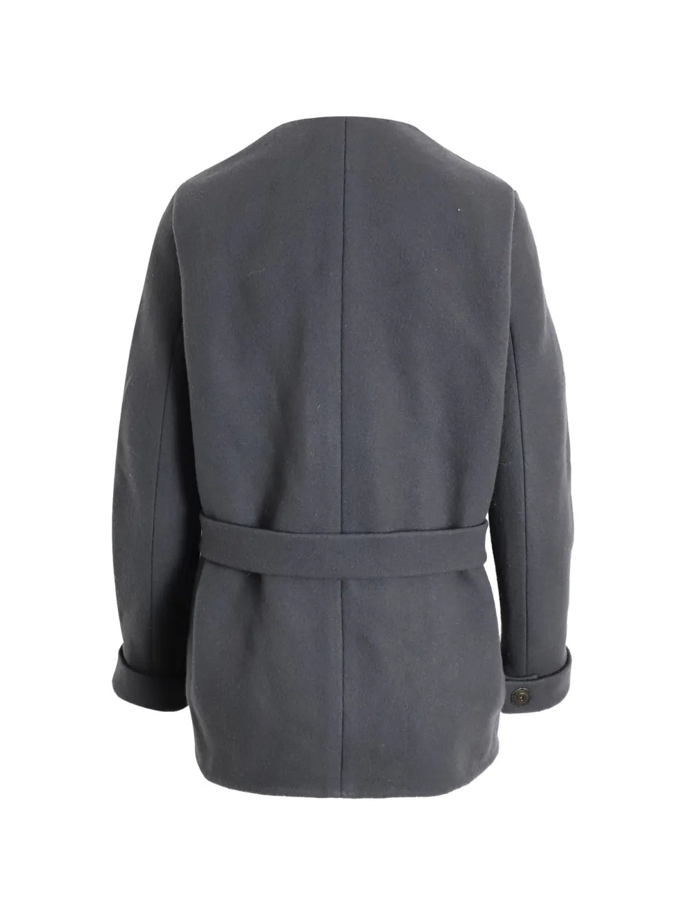 double-breasted wool coat