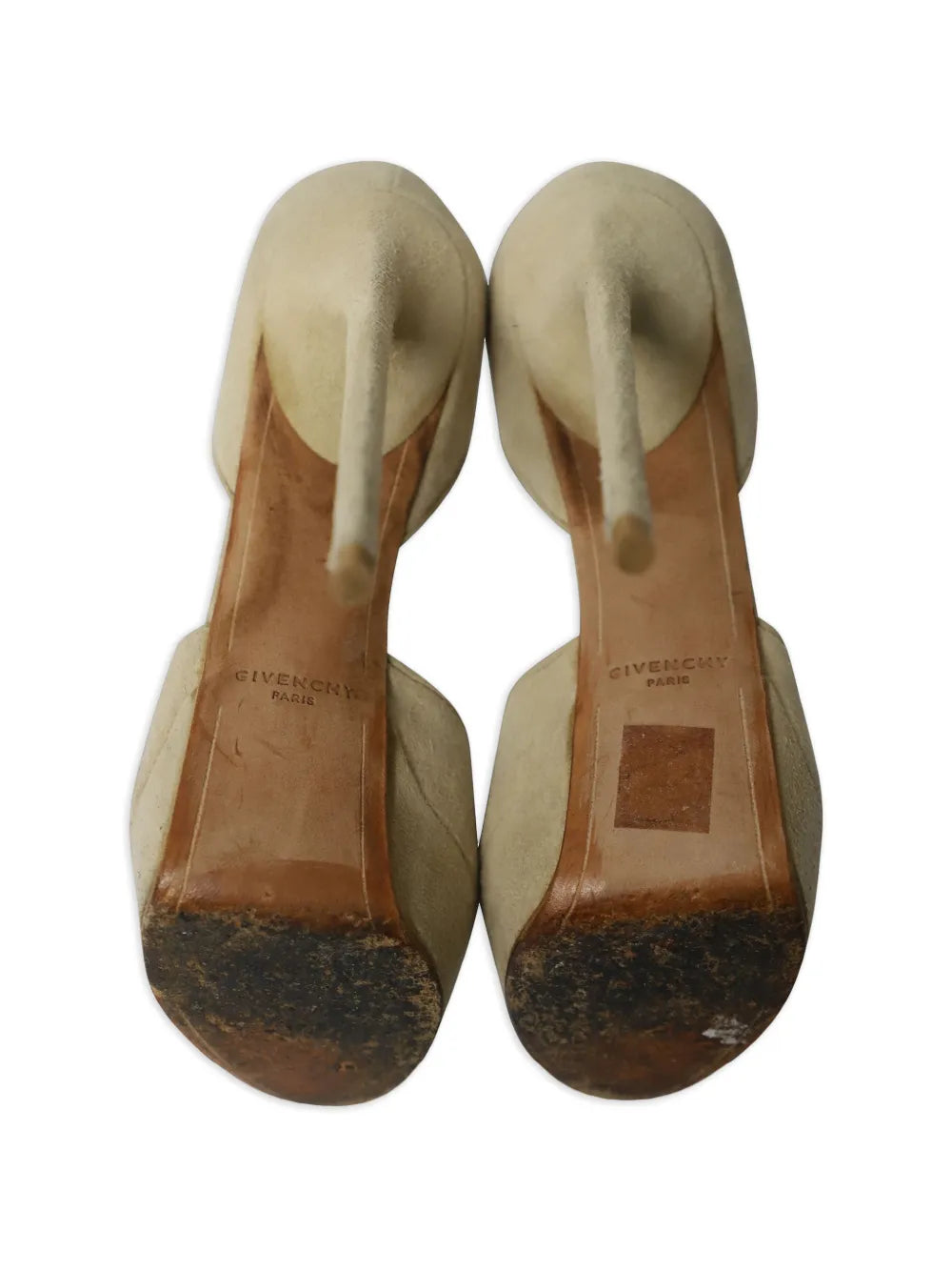 Shark Lock suede sandals