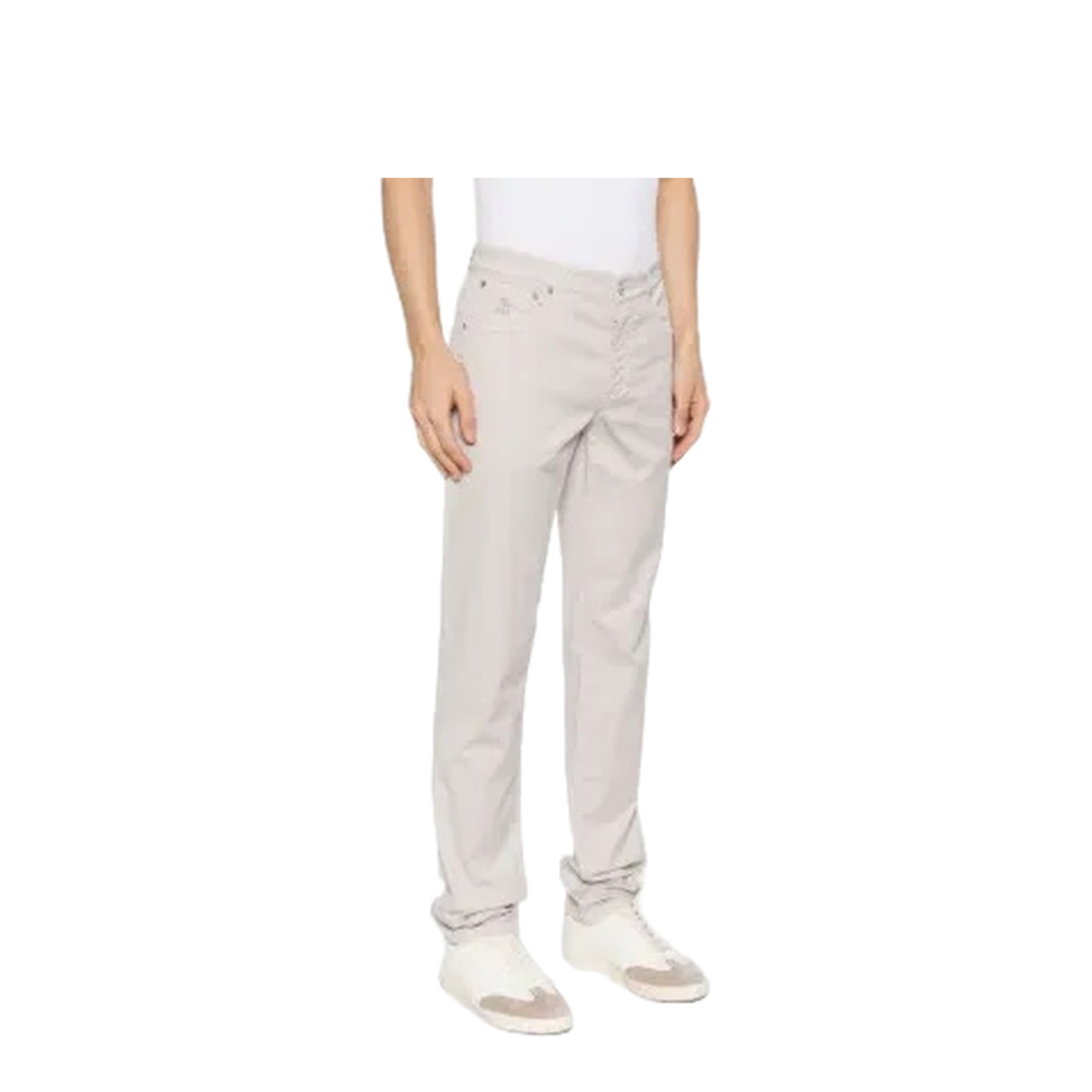 Cotton Pants - Beige