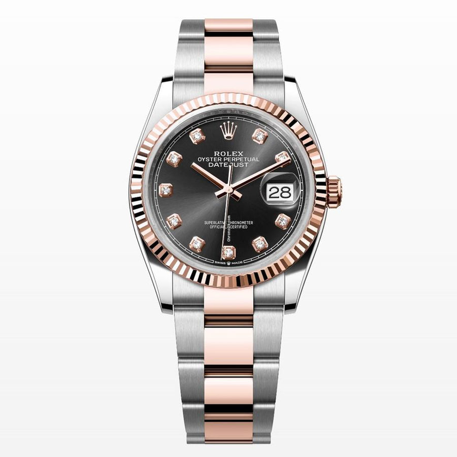Rolex | Datejust | 126231 | Steel | 36 x 44 mm | Gold/Steel | Black | Automatic