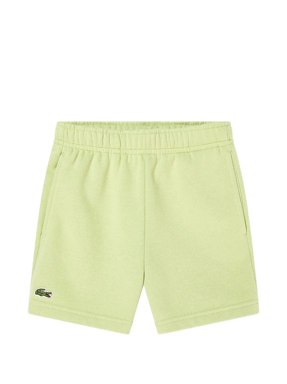 embroidered-logo shorts