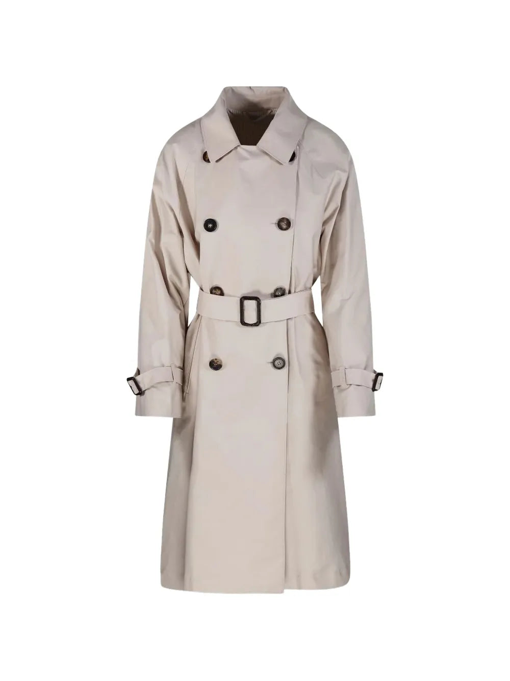 belted double-breasted coat