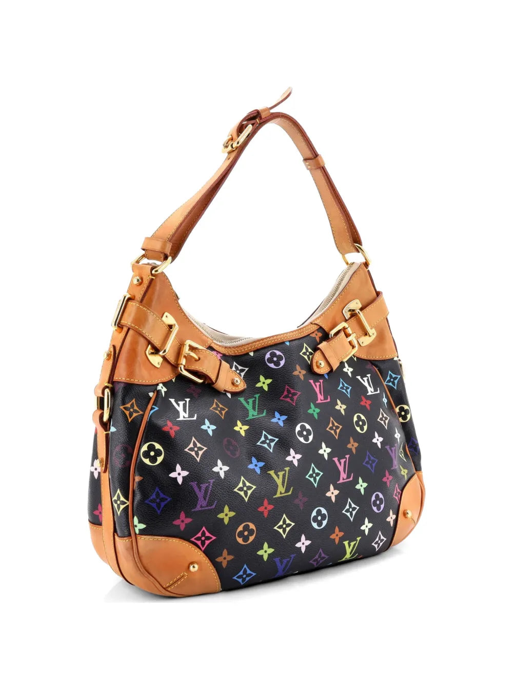 Greta Handbag Monogram Multicolor hobo bag