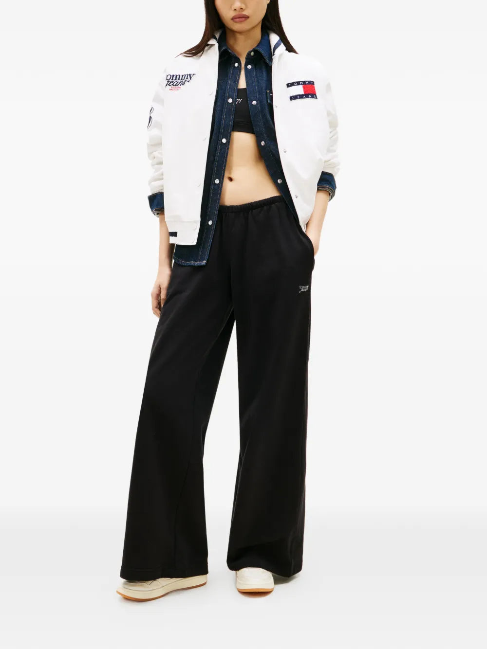 logo-detail track pants