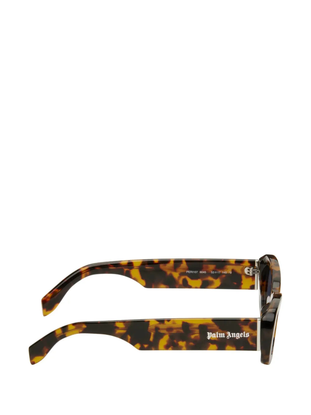 tortoiseshell geometric-frame sunglasses