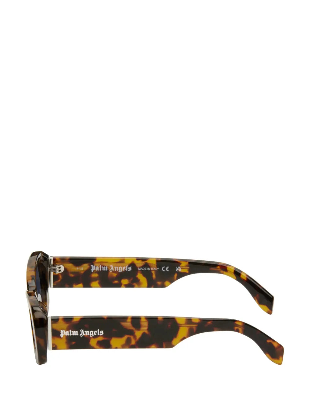 tortoiseshell geometric-frame sunglasses
