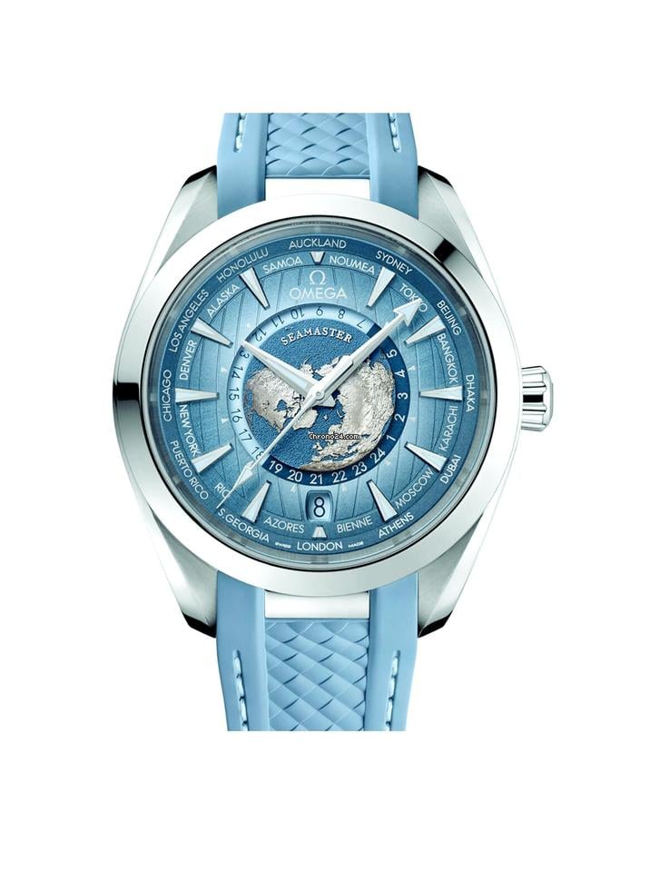 Omega Seamaster Aqua Terra Worldtimer150m 43 mm otomatik saat 220.12.43.22.03.002