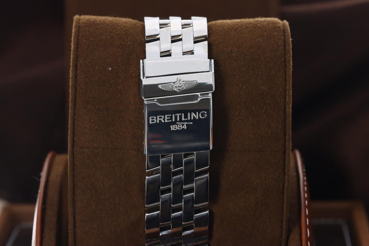 Breitling Chronomat Evolution Havana Limited Edition 100 Evolution Stainless Steel Bronze A13356 Chronograph