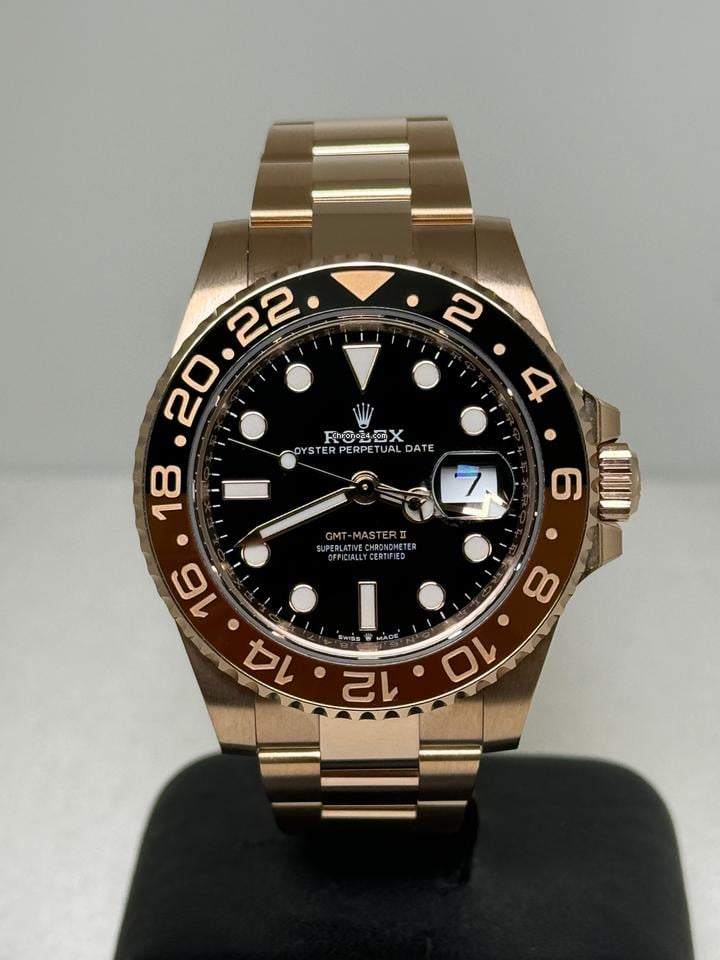 Rolex | GMT-Master II | 126715CHNR | Rose gold | Rose gold | Black | Automatic