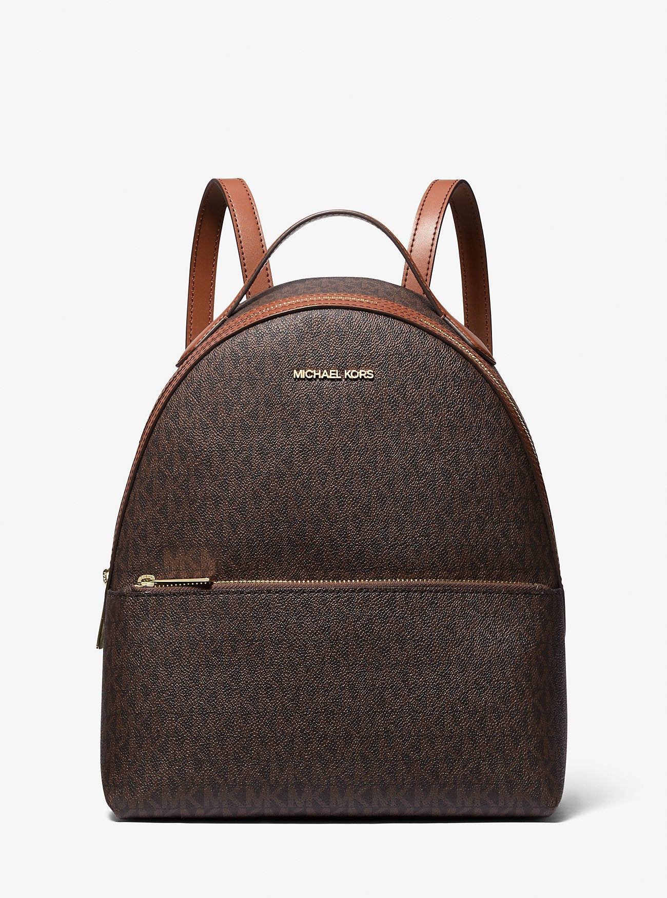 Michael Kors Sheila Medium Logo Backpack Brown