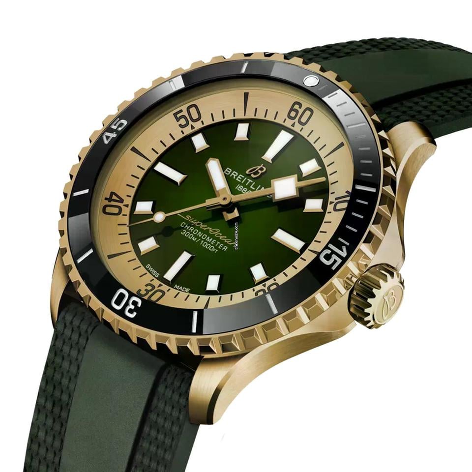 Breitling Superocean 42 Green full set