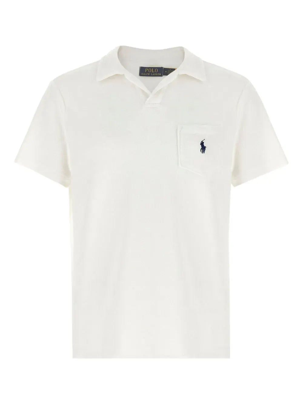 terry-cloth polo shirt