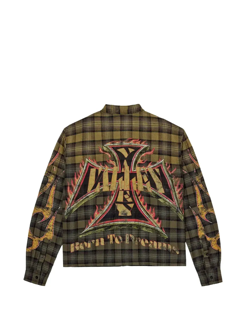 tartan graphic flannel