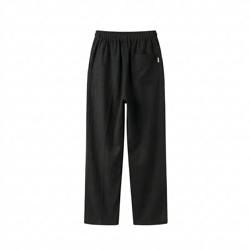 LINEN PANTS BLACK