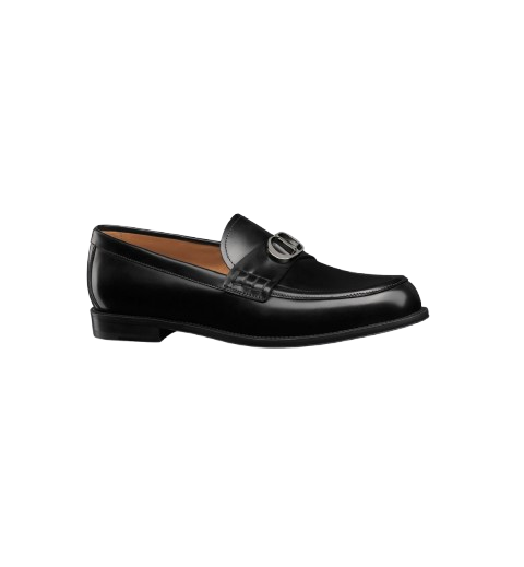 Dior Granville Loafer Black Polished Calfskin