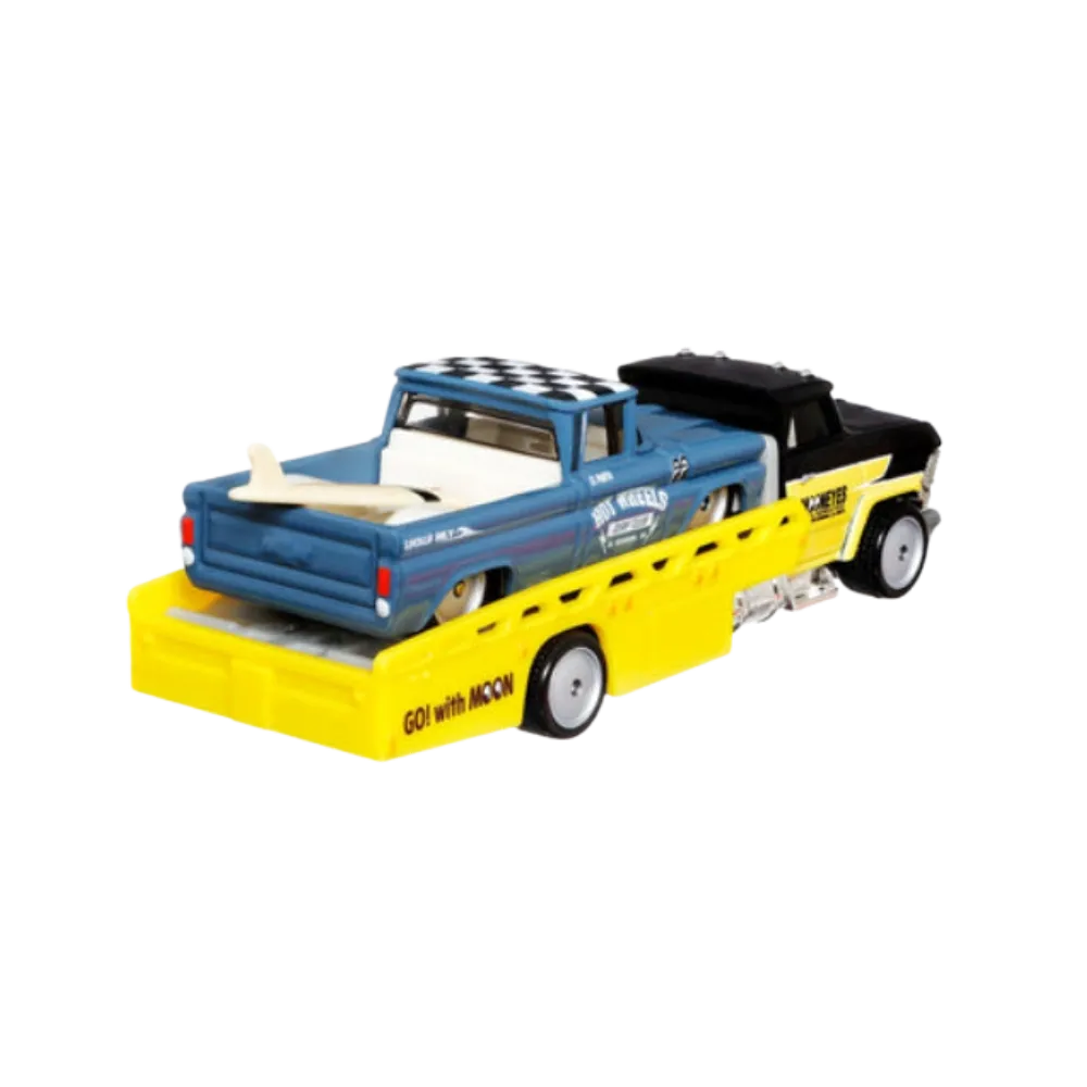 Hot Wheels Premium Horizon Hauler 1978 Dodge Custom '62 Pickup Set