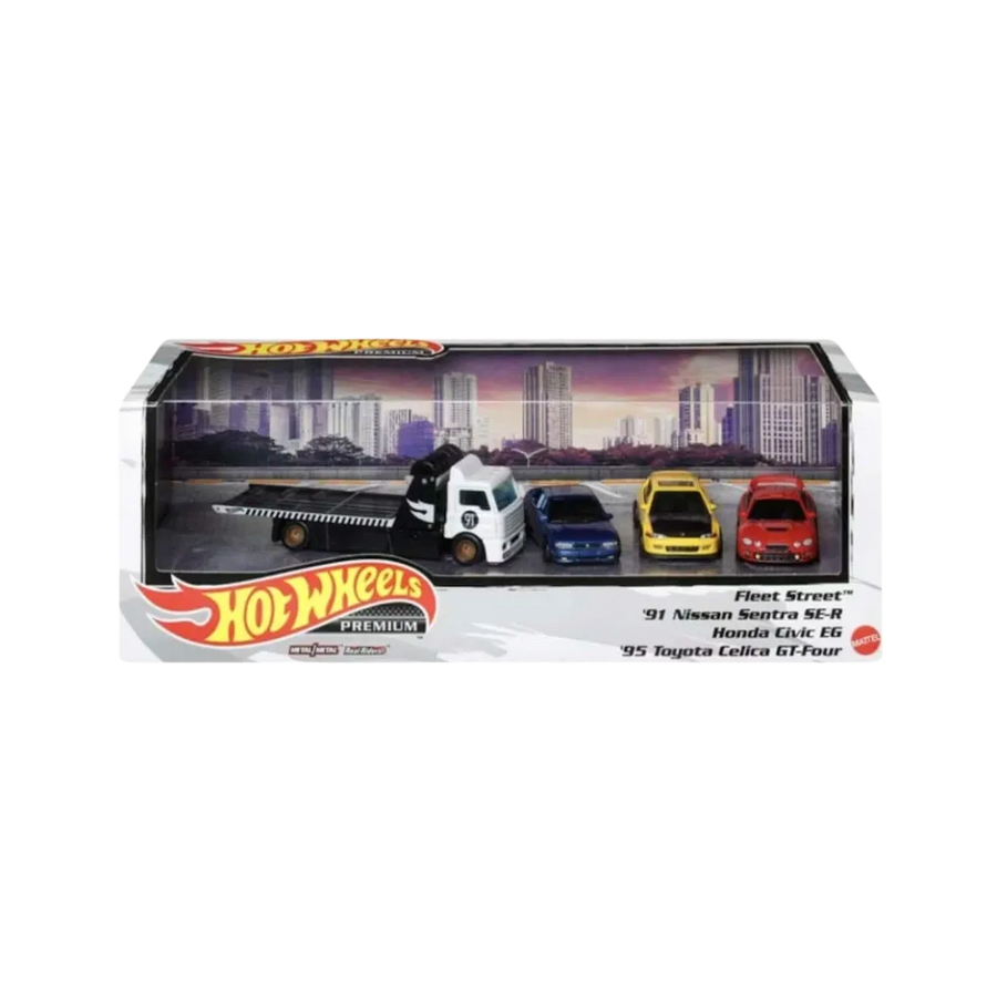 Hot Wheels Premium Display Diecast Collection 4-Pack 1:64