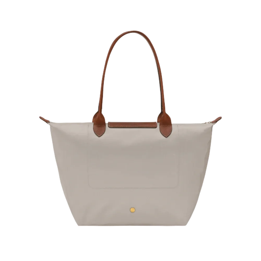 Longchamp Le Pliage Original M Handbag Pebble - Recycled canvas