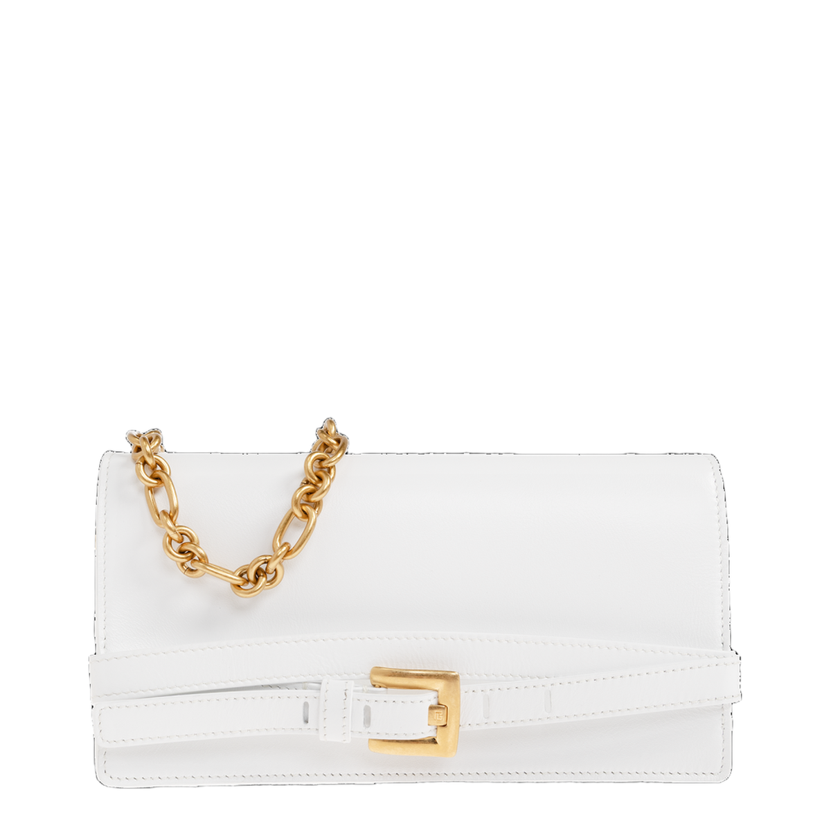 Shuffle Wallet Chain White