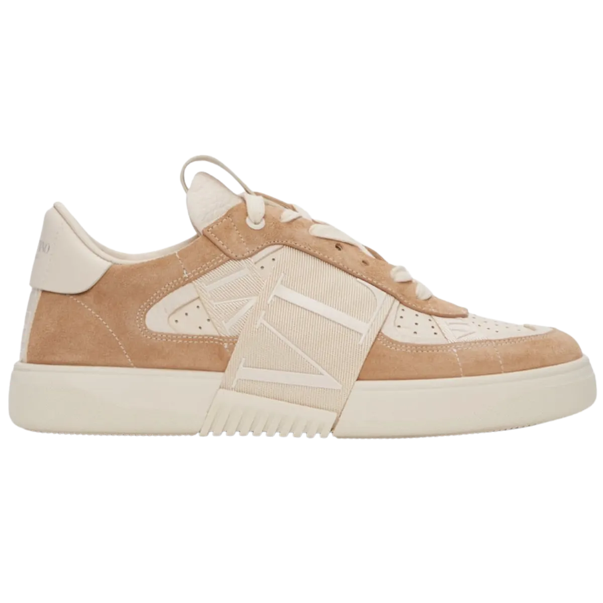 Valentino Garavani Off-White &amp; Tan VL7N Sneakers