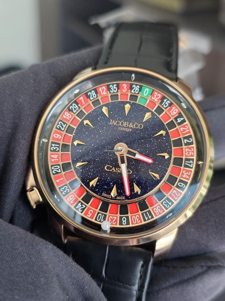 Jacob & Co.Casino Tourbillon Aventurine 44mm in Rose Gold Limited Edition