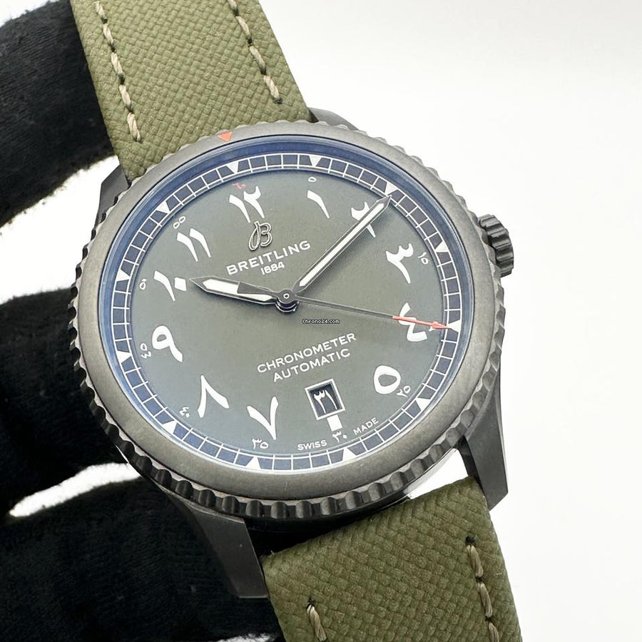 Breitling Aviator 8 Green Arabic Dial Limited to 250 Pieces 2021
