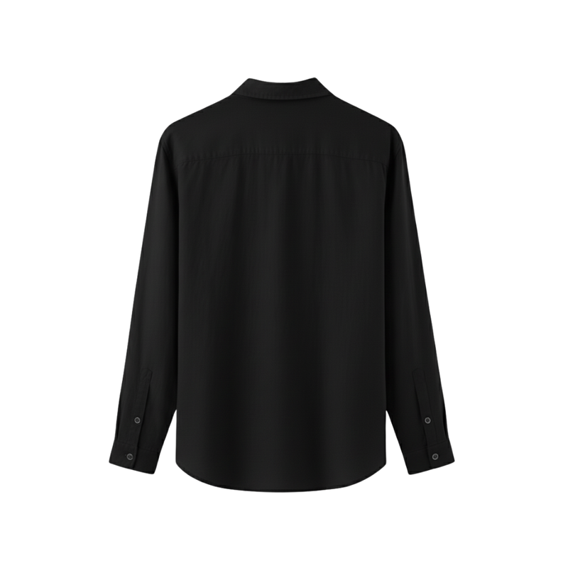 LINEN SHIRT BLACK