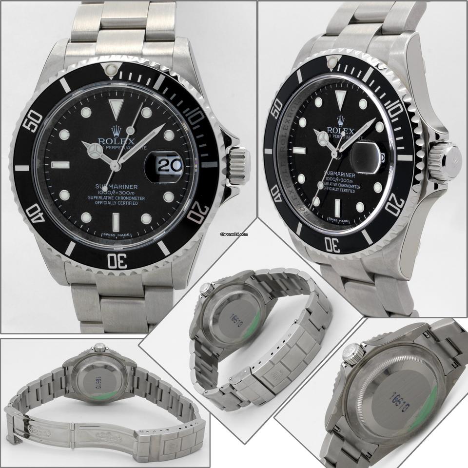 Rolex | Submariner | 16610LN | Steel | 40 mm | Steel | Black | Automatic