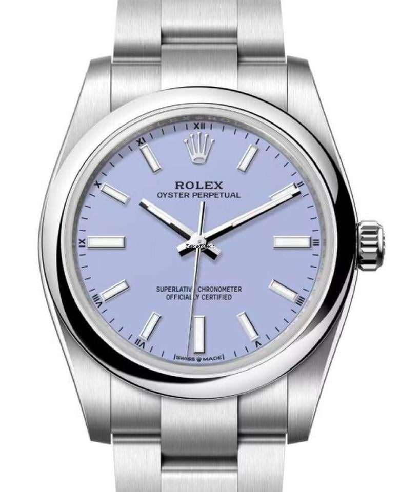 Rolex | Oyster Perpetual | 124200 | Steel | 36 mm | Steel | Purple | Automatic