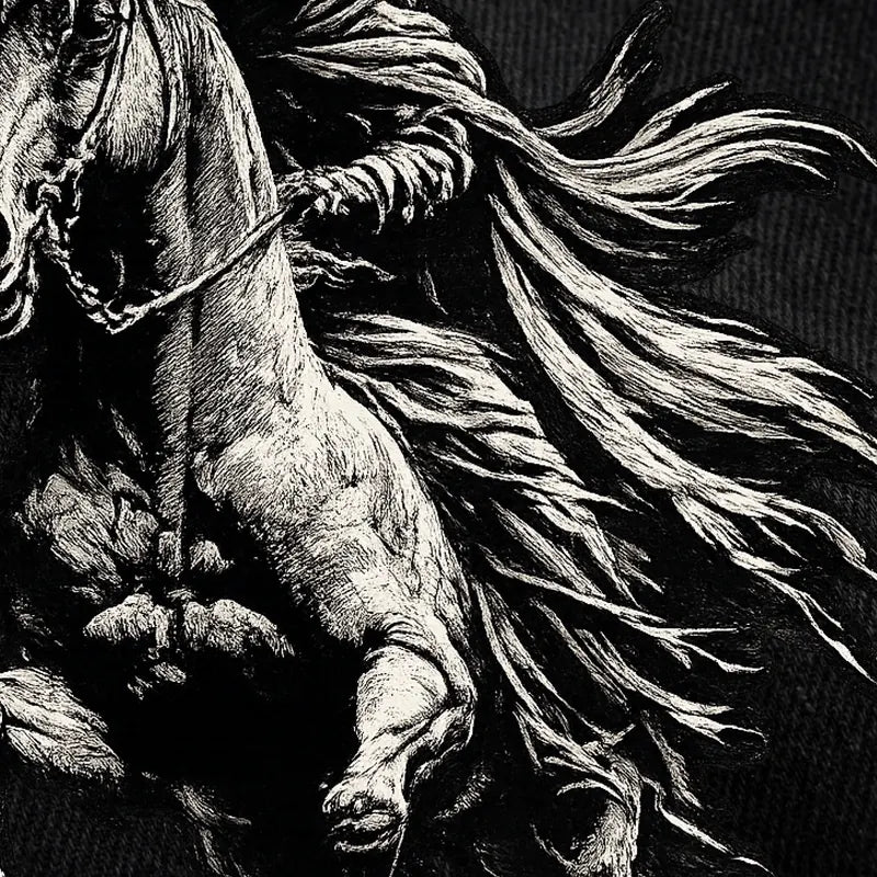 Myugen Runline Embroidered Denim — Black (Limited Edition)