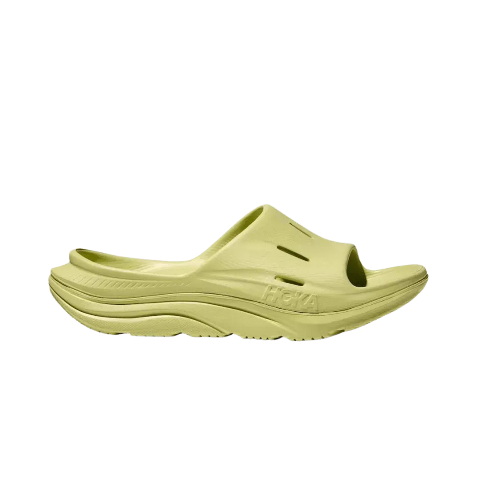 Hoka ORA Recovery Slide 3 HoneyDew