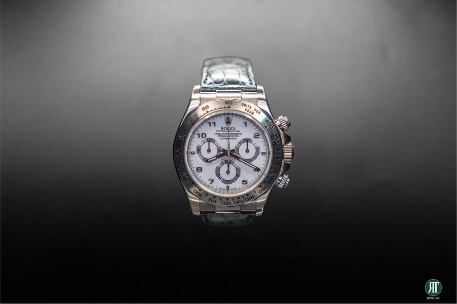 Rolex | Daytona | 116519LN | White gold | 40 mm | Crocodile skin | Mother of pearl | Automatic