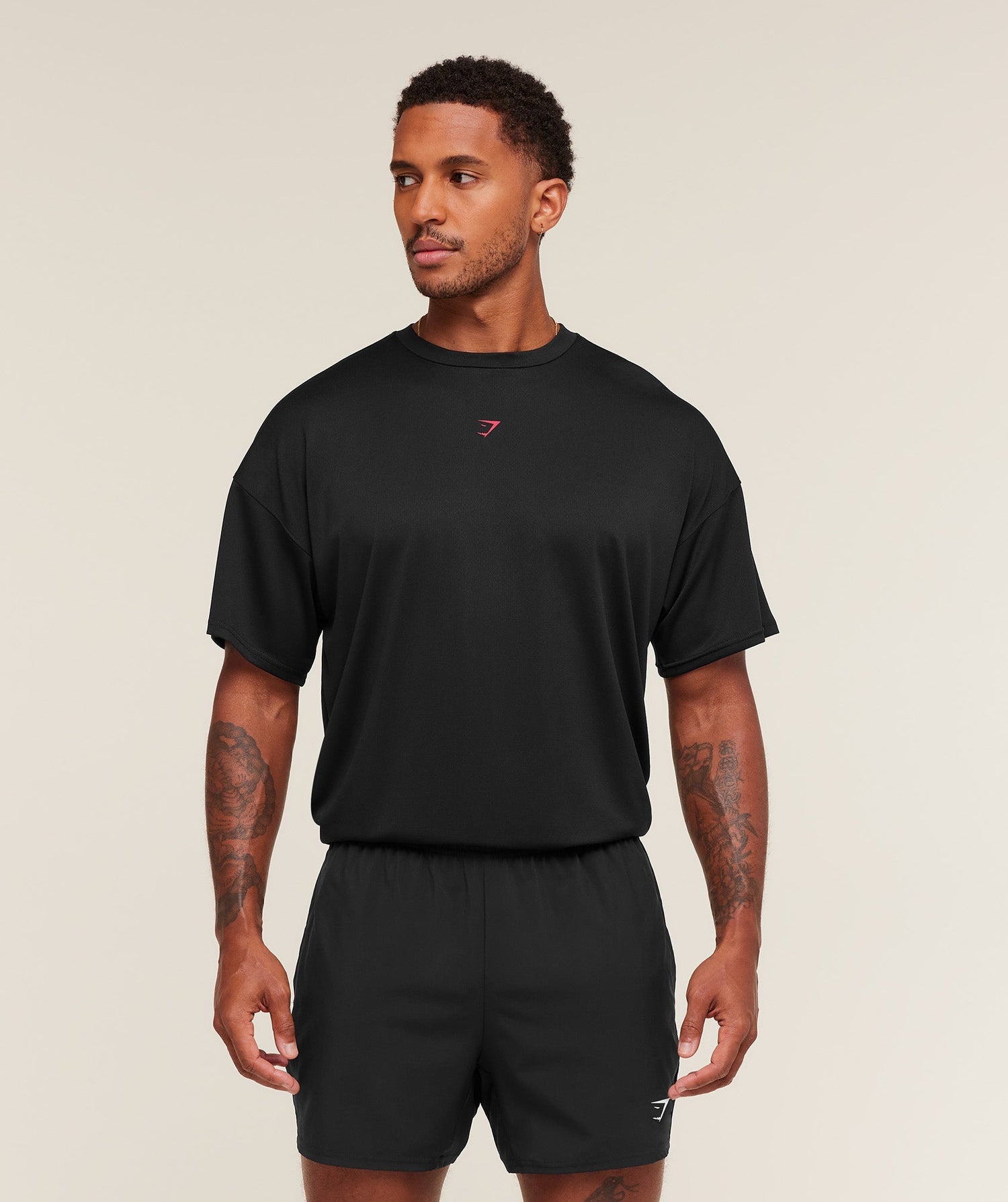 Gymshark Hybrid Athlete T-Shirt - GS Black