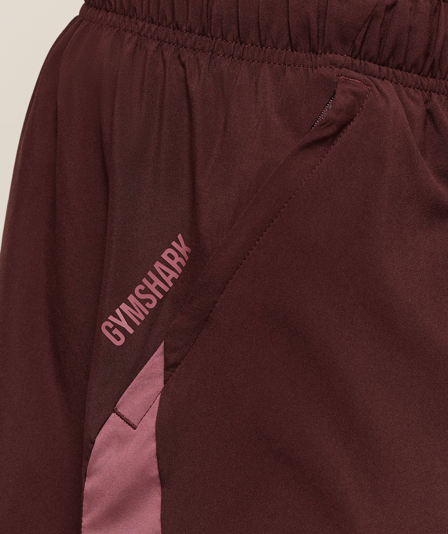 Gymshark Sport  7" Shorts - Rich Maroon/Reset Pink