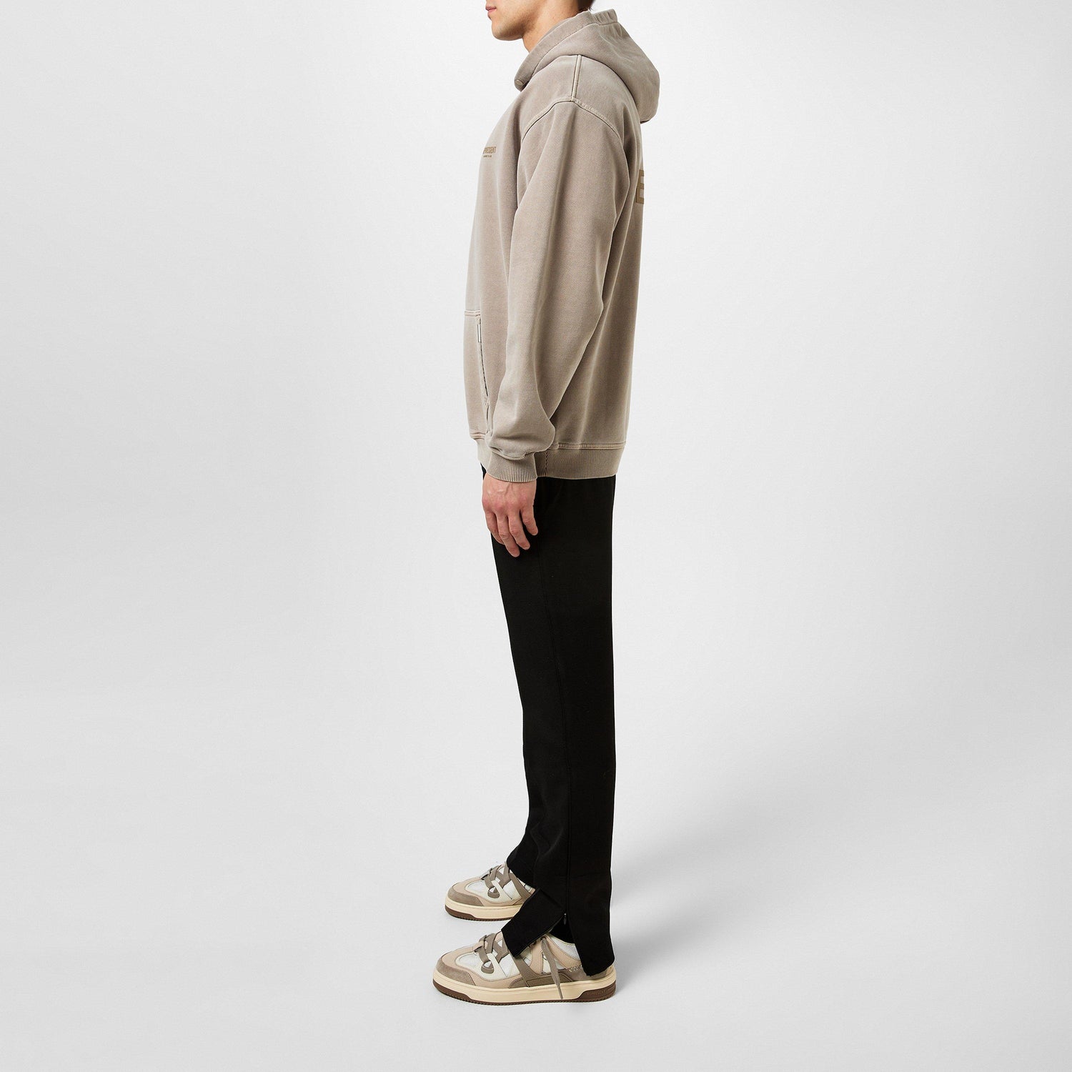 Panelled Canvas Chunky Sneakers