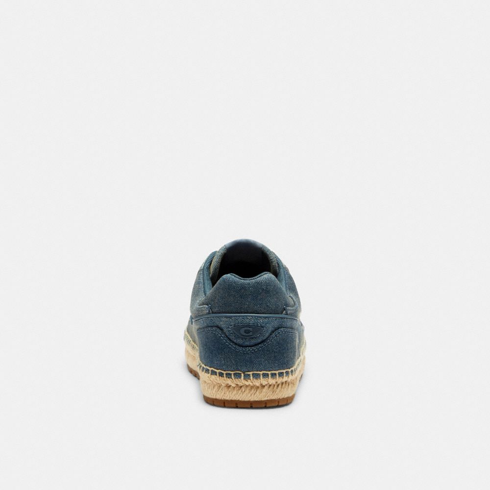 Soho Espadrille Sneaker In Loved Denim