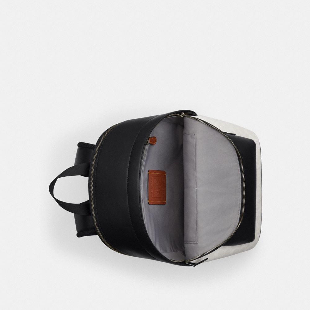 West Backpack In Signature Canvas